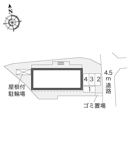 ★手数料０円★伊丹市森本　月極駐車場（LP）